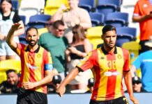 لاعب الترجي يتعرض للإصابة قبل مواجهة صن داونز
