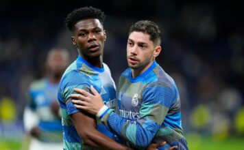 تبادل عنف بين لاعبي ريال مدريد و نقل فالفيردي إلى المستشفى