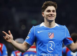 برشلونة يستعد لتقديم عرض بقيمة 100 مليون يورو لضم جوليان ألفاريز